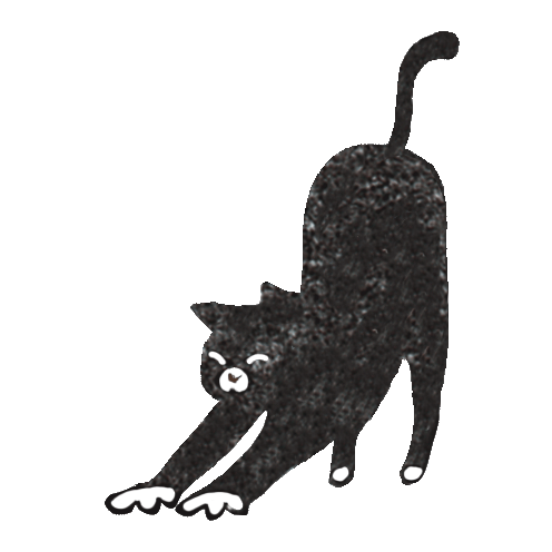 黒猫イラスト無料素材