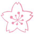商用利用もOKな無料イラストサイト【フリー素材ずーあん】の桜の花びら（線画）無料イラスト